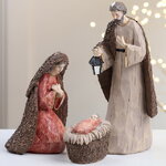 Рождественская статуэтка Чудо в Вифлееме 21 см, 3 фигурки