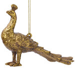 Елочная игрушка Golden Jungle: Роскошный Павлин 13 см, подвеска