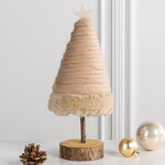 Деревянная елка Grosseto Beige 27 см