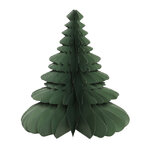 Новогоднее украшение из бумаги Изящная Елочка 38 см зеленая
