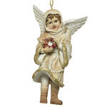 Елочная игрушка Ангел Изабель - Рождественская песнь 11 см, подвеска