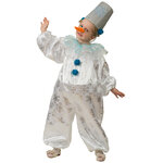 Карнавальный костюм Снеговичок Снежок, рост 128 см
