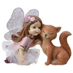 Декоративная фигурка Fairy Adventures: Амелия и Лисичка Санни 12 см