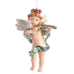 Елочная игрушка Ангел со Скрипкой 11 см, подвеска