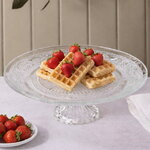 Подставка для торта Фелисити 18 см, стекло