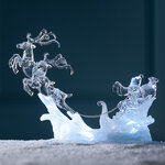 Декоративная фигурка Зачарованный Сюжет 24*18 см, холодная белая LED лампа, на батарейках