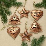 Набор ёлочных игрушек Осенняя Сказка 7 см, 6 шт, подвеска