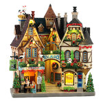 Фасад Гостевой дом Ноэль Эльзас 28*25 см, подсветка, на батарейках