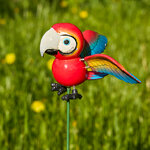 Садовый штекер Попугай Филиппо 59 см красный