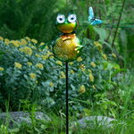Садовый штекер на солнечной батарее Лягушка Сэнди 58 см