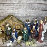Рождественский вертеп Светлый праздник в Вифлееме 6-26 см, 11 фигурок