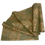 Ткань для декорирования Золотистый Оазис 35*200 см нежный зелёный