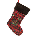 Новогодний носок Шотландское рождество - Дивный Олень 44 см