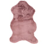 Декоративный меховой коврик Isavina 90*50 см розовый