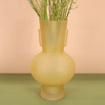 Стеклянная ваза Soeira Gold 32 см