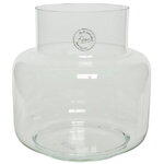 Стеклянная ваза для цветов Glassy 19*18 см