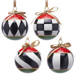 Елочные шары Scacchi Magici 8 см, стекло, 12 шт