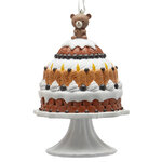 Елочная игрушка Торт - Gentle Caramel 12 см