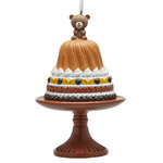 Елочная игрушка Торт - Gentle Toffee 12 см