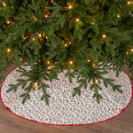 Юбка для елки Аригано: Брусничный Сбор 120 см