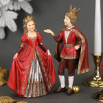 Набор декоративных фигурок Принц Эрван и Принцесса Армель 22-24 см, 2 шт