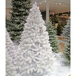 Искусственная белая елка Лексингтон заснеженная 210 см, ЛЕСКА + ПВХ