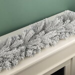 Хвойная гирлянда Грандис заиндевелая 270*20 см, ЛИТАЯ + ПВХ