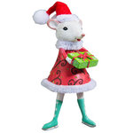 Ёлочная игрушка Мышка Гретта в канун Рождества 13 см, подвеска
