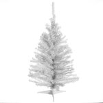Искусственная белая елка Белоснежка 90 см, ПВХ