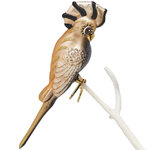 Стеклянная елочная игрушка Попугай Луиджи из равнины Ди Маджио 24 см, клипса