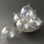 Набор стеклянных шаров Piccola Bolla Magica 10 см, 6 шт