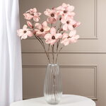 Искусственная ветка Магнолия Azura 91 см пудрово-розовая