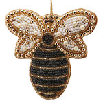 Елочная игрушка Пчела Линнея - Медовые Грезы 10 см, подвеска
