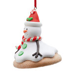 Елочная игрушка Снеговик Рональд - Christmas Biscotti 9 см, подвеска