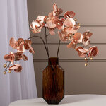 Искусственная ветка Орхидея 79 см светло-персиковая