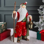 Фигура Дед Мороз - The Christmas Guest с фонариком 35 см