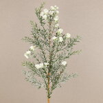 Искусственная ветка Хамелациум белый 70 см