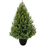 Искусственная елка Кремлевская Премиум 120 см в кашпо, ЛИТАЯ 100%