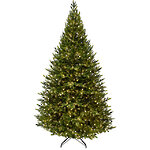 Искусственная елка с лампочками Королевская 230 см, 1200 теплых белых ламп, контроллер, ЛИТАЯ 100%