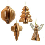 Набор подвесных украшений из бумаги Juleglede 6 см, 4 шт