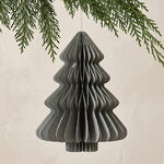 Украшение из сотовой бумаги Елка Джевель 20*15 см серое