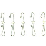 Крючки для елочных игрушек Barbaresco 8 см, 18 шт, золотые