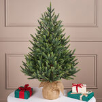 Елка настольная в мешочке Королевская 90 см, ЛИТАЯ 100%