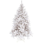 Искусственная белая елка Исландская белоснежная 185 см, ПВХ