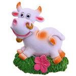 Магнит Бычок Августин на травке 6 см