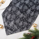 Новогодняя дорожка Шварцвальд 150*32 см черная