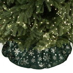 Юбка для елки Бирмингемский снегопад 95 см зеленая