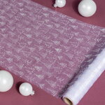 Ткань для декора Ёлочки 30*200 см, органза