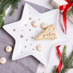 Сервировочное блюдо Звезда Ноэль 28 см