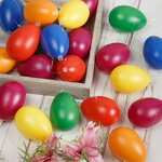 Пасхальные украшения Яйца Easter Carnaval 6 см, 20 шт, подвеска